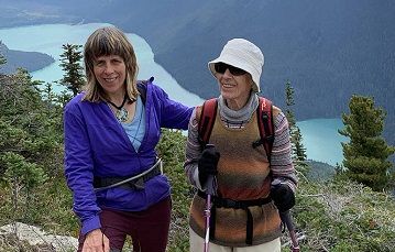 Dr Kellerhals and her mother